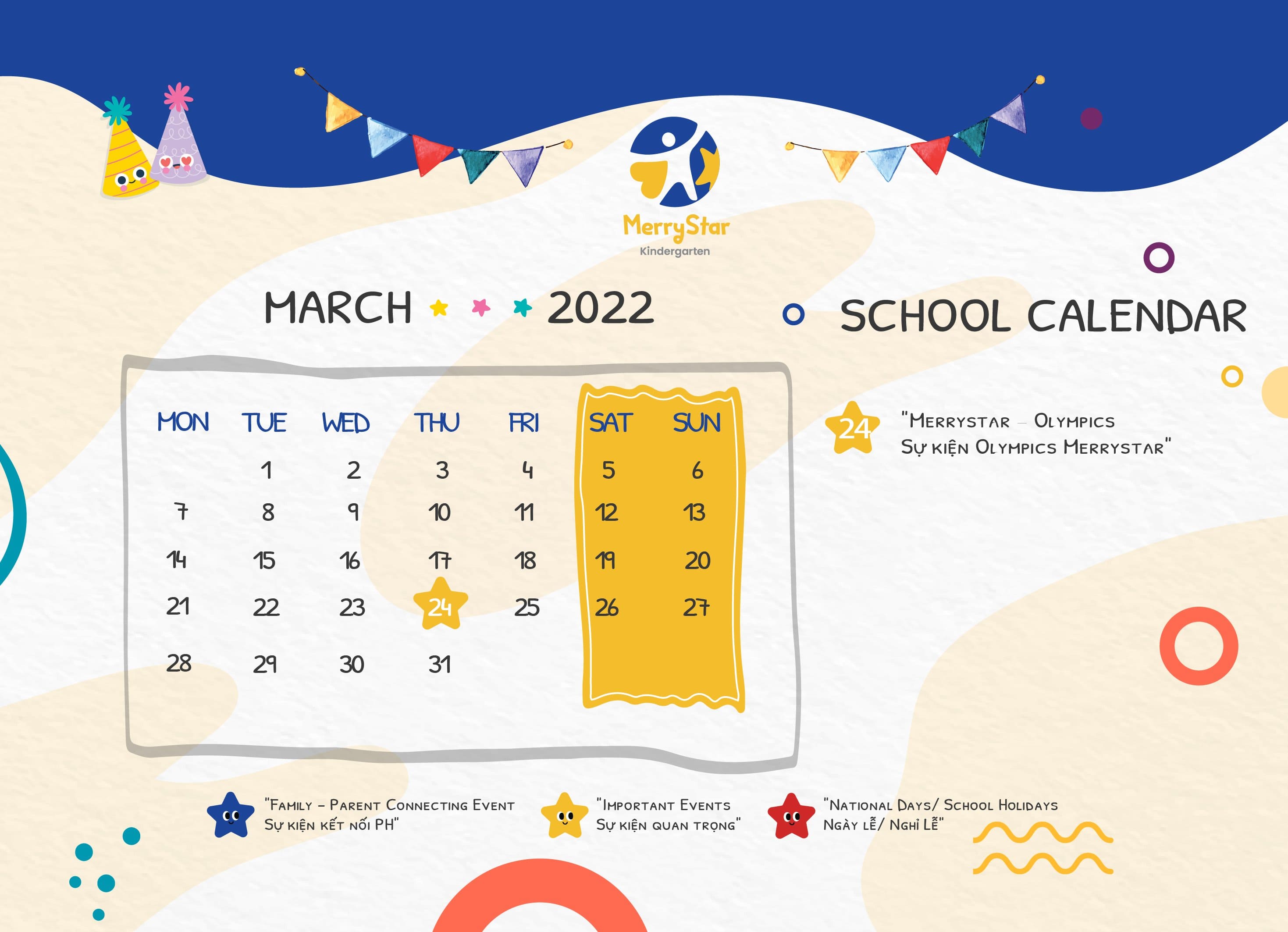 Ngu Academic Calendar 2022 Term Dates - Merrystar Kindergarten